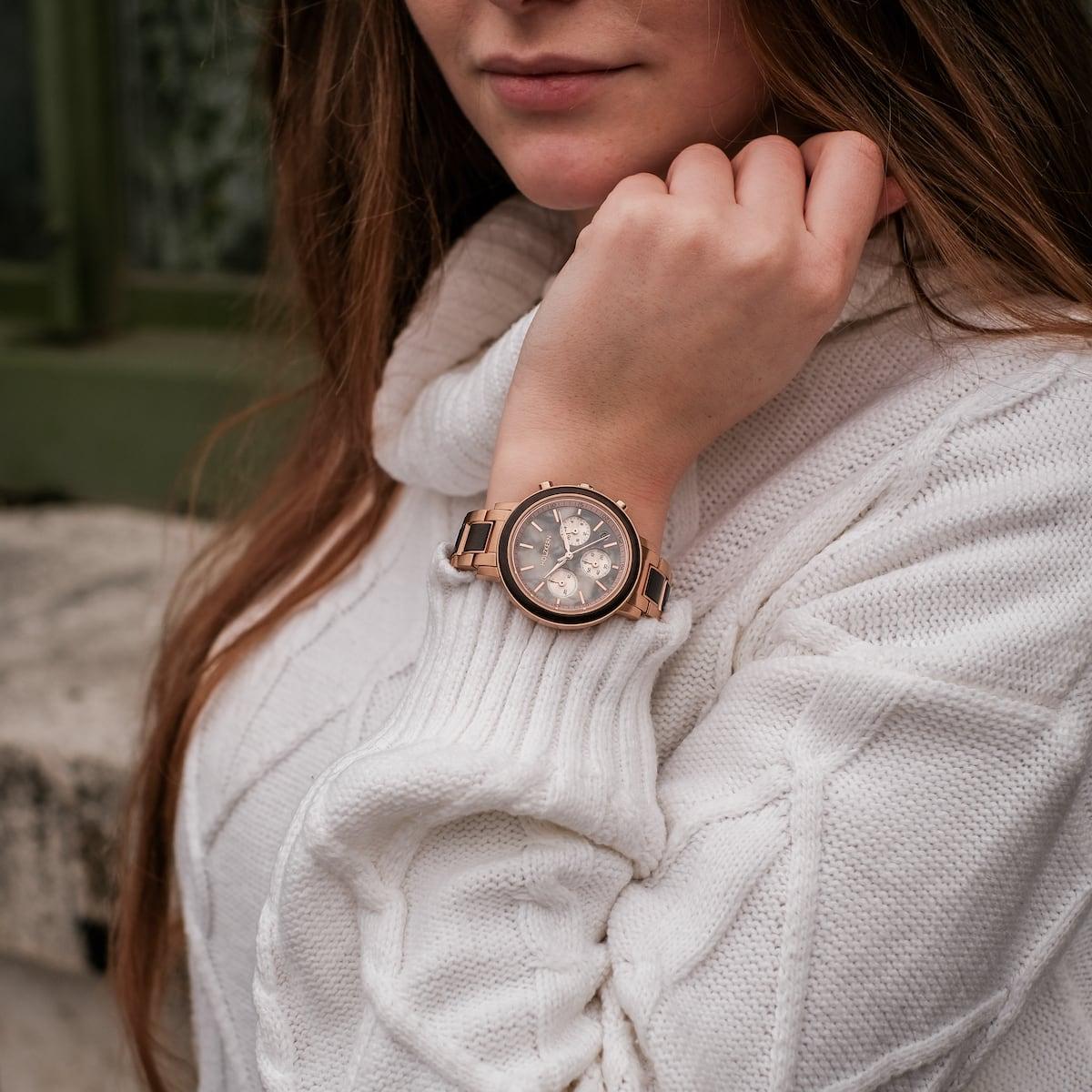 HOLZKERN | Calina Horizont Damen Chronograph